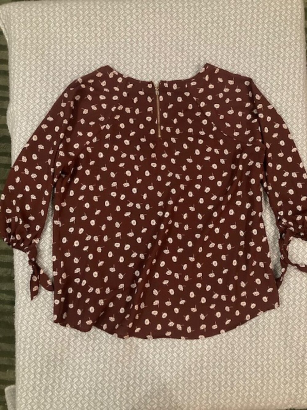 Women's Paper Moon Patterned Blouse Large